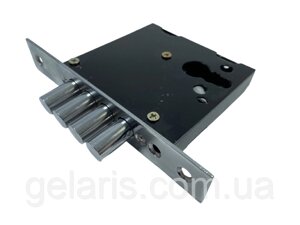 Замок дверний Gelaris F-4 додатковий для китайських дверей хром в Харківській області от компании СПД Линиченко С Н
