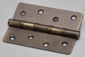 Завіса RDA 100*3*2,5 (4 подш, сталь) закр. R5 мат ант латунь