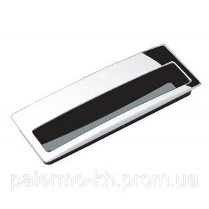 Ручка врізна для розсувних дверей хром 96 мм в Харківській області от компании СПД Линиченко С Н