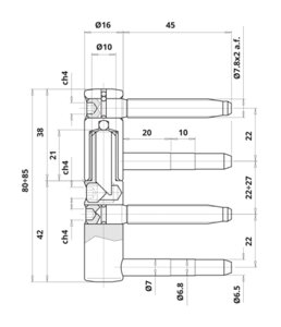 Завіса Otlav CF495160H502-CG495160H502 оцинкована в Харківській області від компанії СПД Линиченко С Н