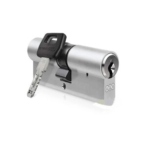 Циліндри для дверних замків AGB (Італія) Scudo DCK/100мм, ключ-ключ, 50/50, мат. хром