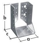 Кріплення балок внутр. WBW-5 120х125х75х2,0