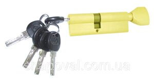 Секрет (циліндр) USK LB-80 (35*45) k/t PB. Серцевина з латуні 80 мм з вертушкою з більшого боку. в Харківській області від компанії СПД Линиченко С Н