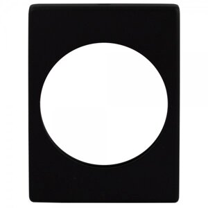 Декоративна накладка Protect для броненакладки 60X80mm d50 Black чорна (60458) в Харківській області от компании СПД Линиченко С Н