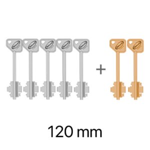 Набір ключів 5+2 (120 мм) до замків серії 7100/8100 в Харківській області от компании СПД Линиченко С Н