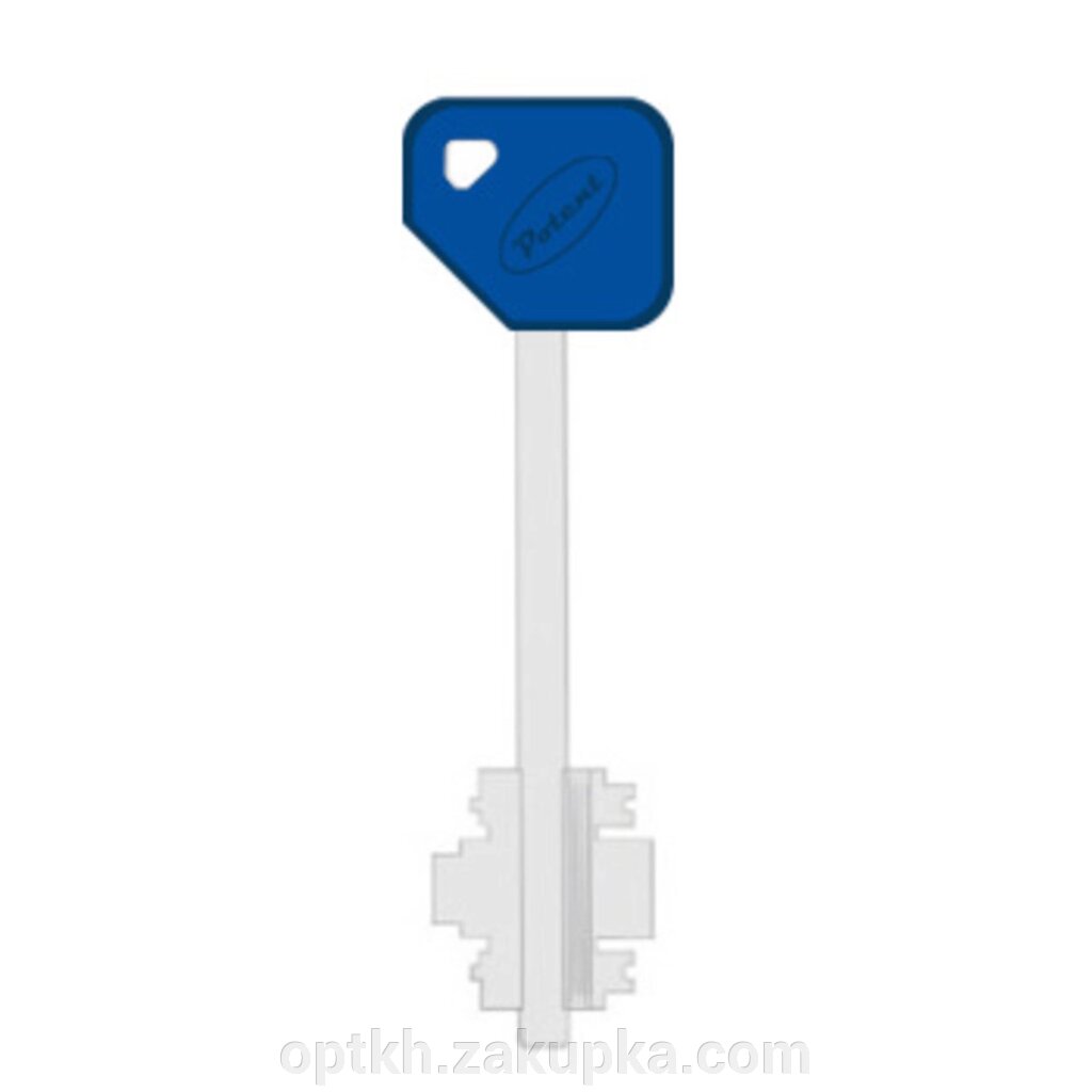 Пластикова накладка на ключ, колір - блакитний від компанії СПД Лініченка С Н - фото 1