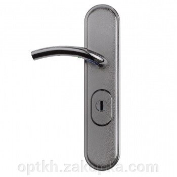 Ручка для китайських дверей з бронепластиною/підсвічуванням S. A. P ліва від компанії СПД Лініченка С Н - фото 1