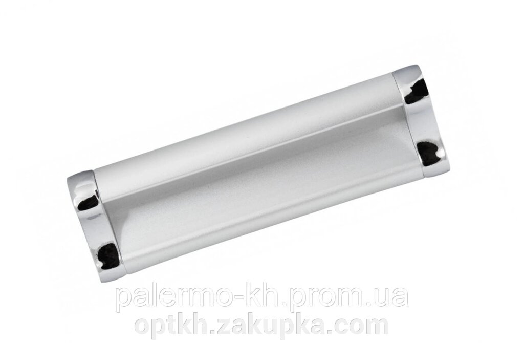Ручка для Шаф-Купе та Дверей "ERCIYES KULP" 96mm Хром-Матовий Хром від компанії СПД Лініченка С Н - фото 1