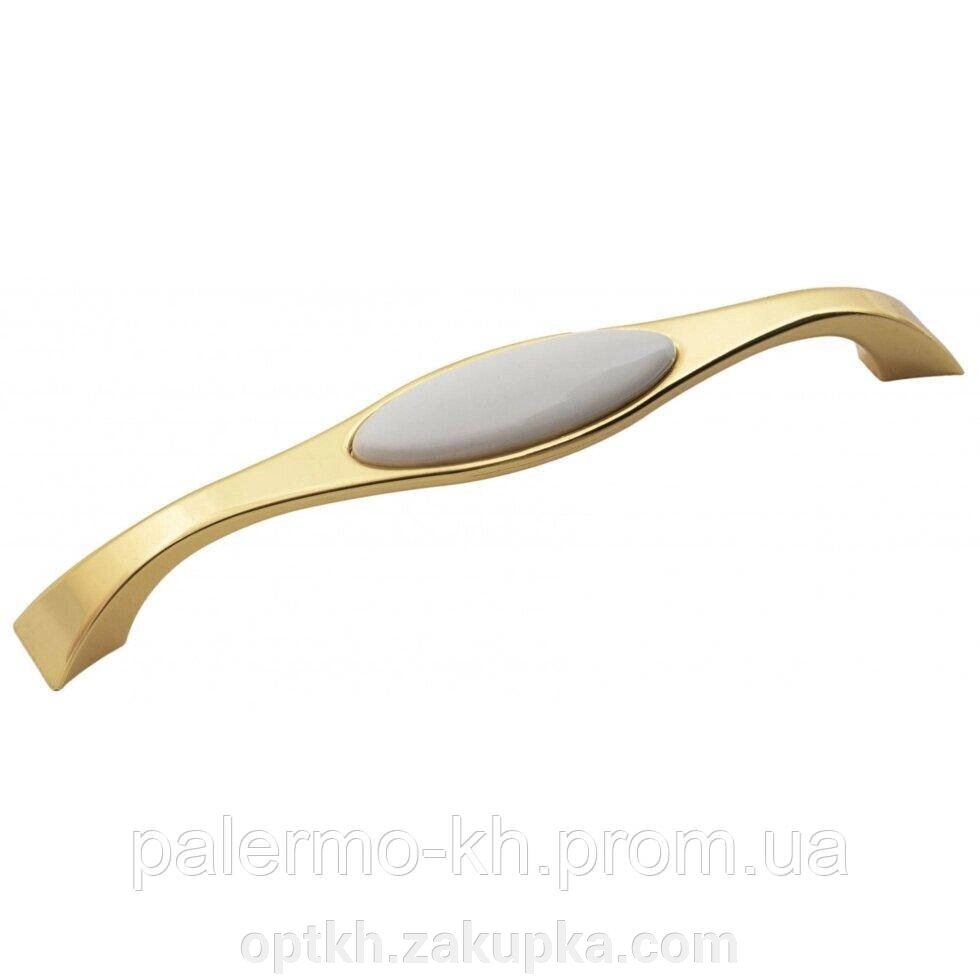 Ручка-кераміка меблева Bilaks160mm Reyhan Золото від компанії СПД Лініченка С Н - фото 1