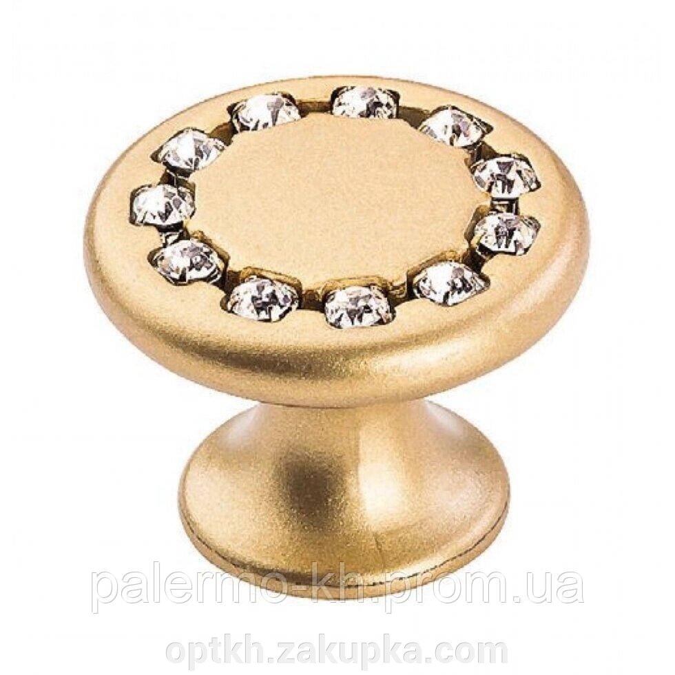 Ручка кнопка меблева "MONO DUGME" Матове Золото від компанії СПД Лініченка С Н - фото 1