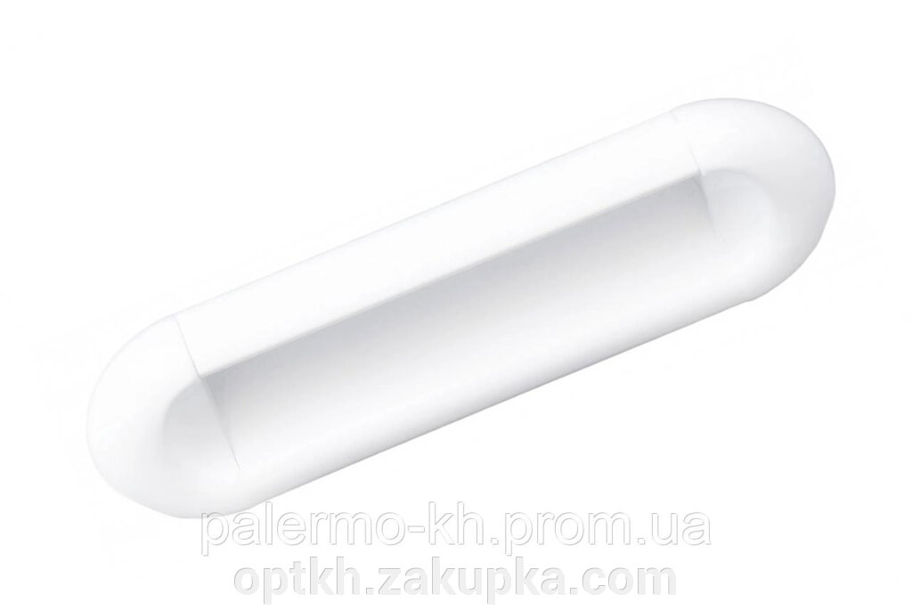 Ручка мебельная врезная 96mm "SENA KULP" Біла-Біла від компанії СПД Лініченка С Н - фото 1