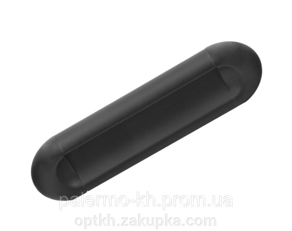 Ручка мебельная врезная 96mm "SENA KULP" Чорна-Чорна від компанії СПД Лініченка С Н - фото 1