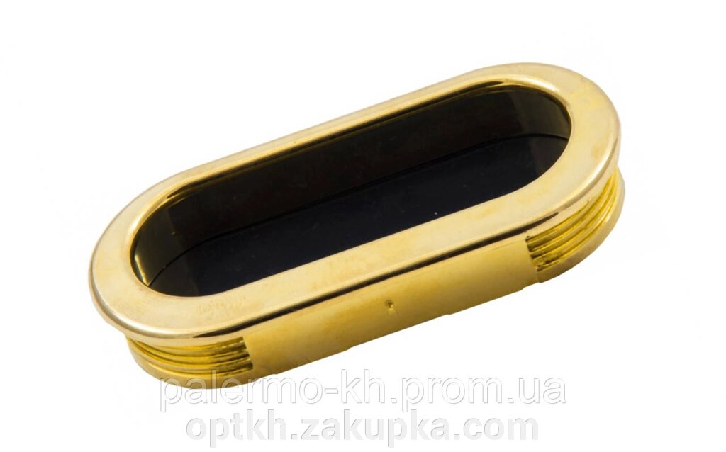 Ручка меблева "PLS OVAL" врізна золото від компанії СПД Лініченка С Н - фото 1