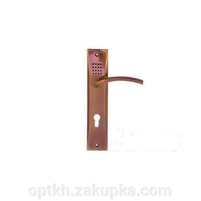 Ручка на планці для вхідних дверей алюміній 85 мм Hi-LUKE BH 16 MCF від компанії СПД Лініченка С Н - фото 1