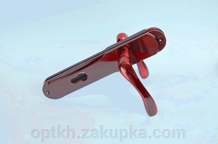 Ручка на планці для вхідних дверей алюміній 85 мм Hi-LUKE BH 46F (P04-H53SCF) від компанії СПД Лініченка С Н - фото 1