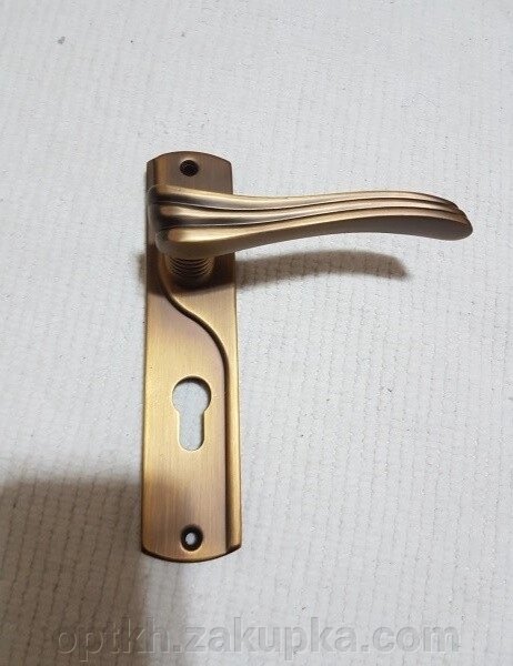 Ручка на планці для вхідних дверей алюміній 85 мм Hi-LUKE BH44M (P04-H51MCF) від компанії СПД Лініченка С Н - фото 1