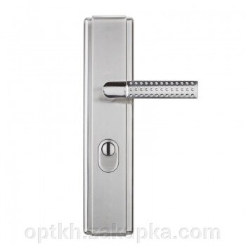 Ручка на планке для входной двери на китайскую (бронь) дверь усиленная від компанії СПД Лініченка С Н - фото 1
