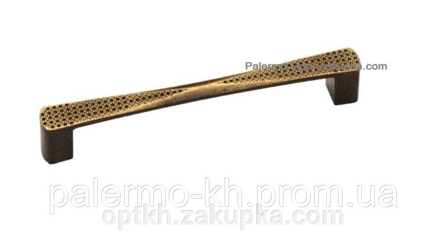 Ручка скоба меблева 128mm "FULYA" Бронза від компанії СПД Лініченка С Н - фото 1