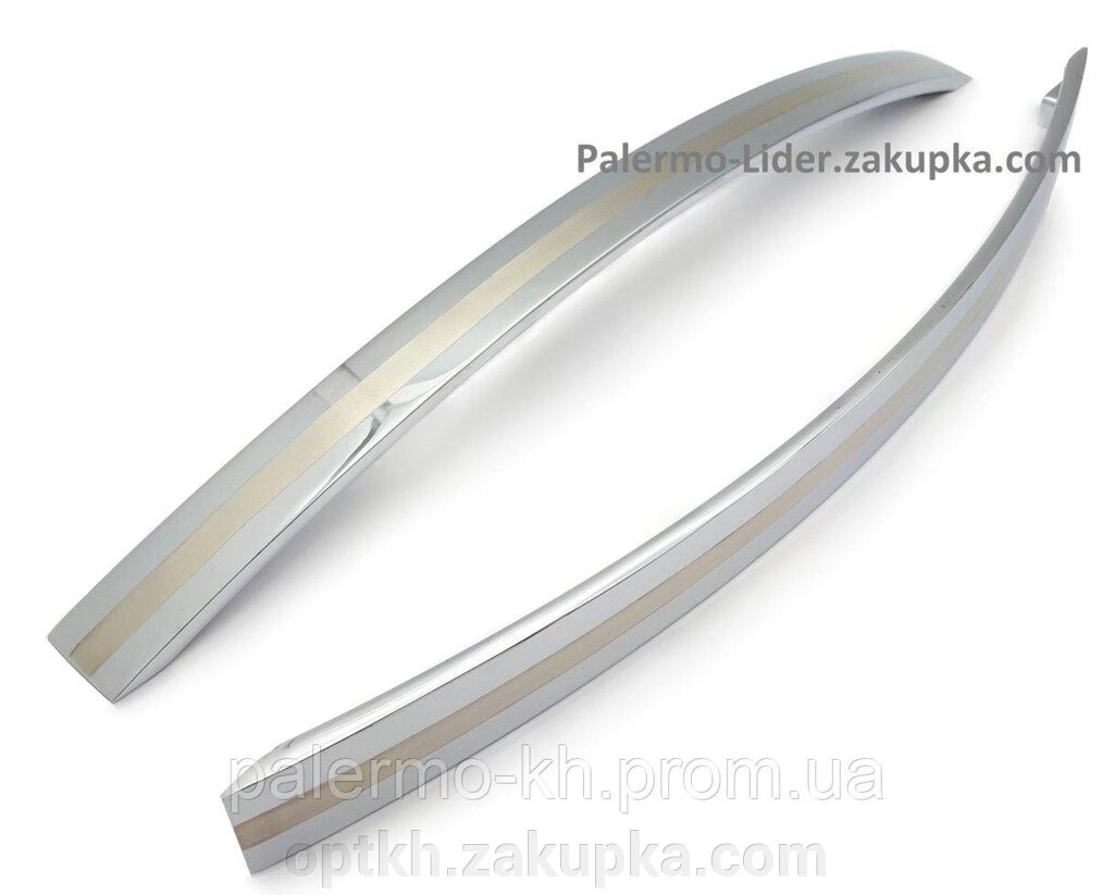 Ручка скоба модерн, 320mm "KEREM" Хром-Сталь-Хром від компанії СПД Лініченка С Н - фото 1