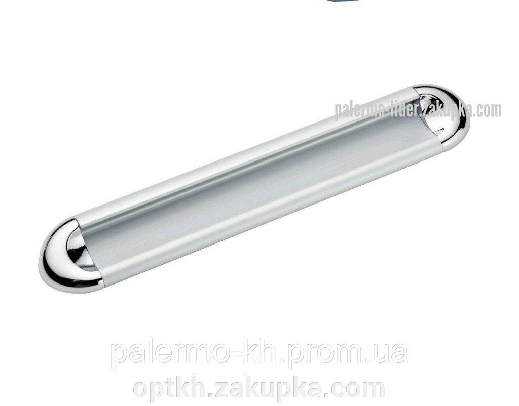 Ручка врізна алюмінієва Хром-Матовий Хром, 288mm "SENA KULP" від компанії СПД Лініченка С Н - фото 1