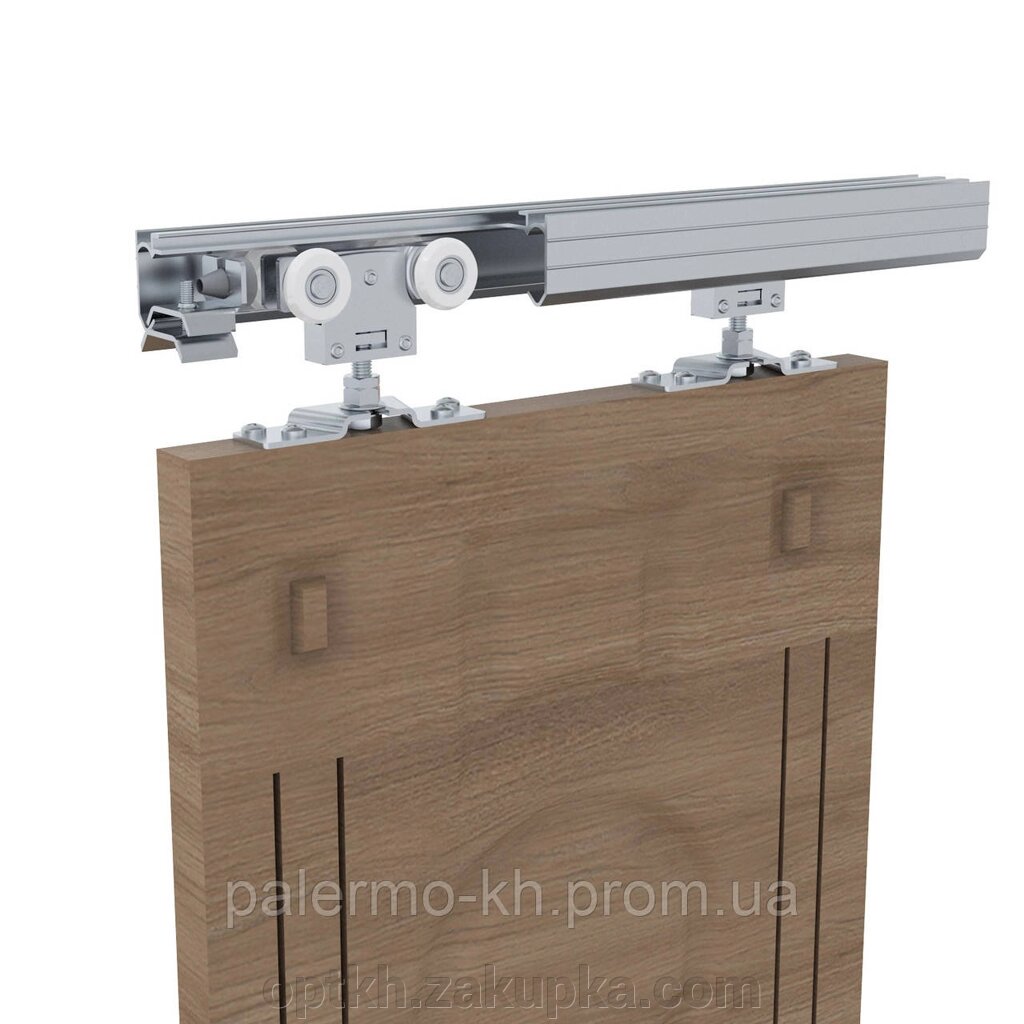 Система розсувних дверей MEPA SKS-99:  до 60кг комплект (2м профіль) від компанії СПД Лініченка С Н - фото 1