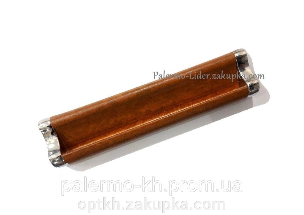 Врезная мебельная Ручка Хром-Орех Лесной "ERCIYES KULP"  160mm від компанії СПД Лініченка С Н - фото 1