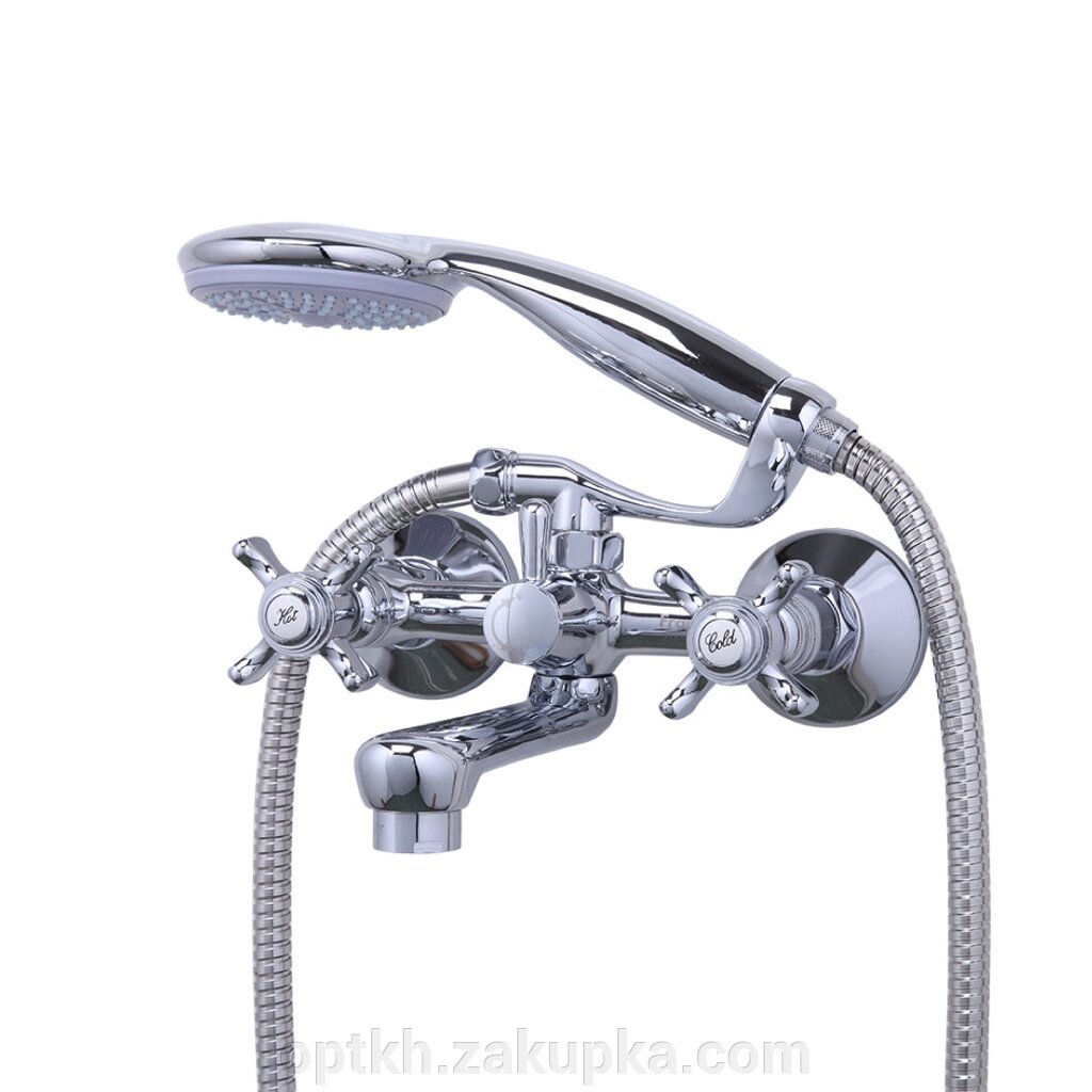 Змішувач для ванни Frap F3024, хром від компанії СПД Лініченка С Н - фото 1