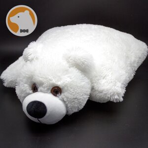 Подушка-іграшка Плюшевий Ведмедик, білий