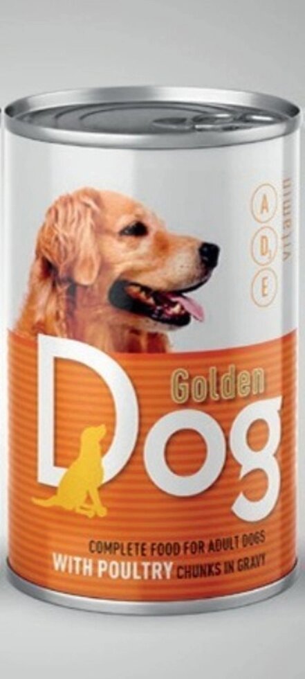Корм для собак Golden Dog 1240 г Птиця ##от компании## Grand Eco Trade - ##фото## 1