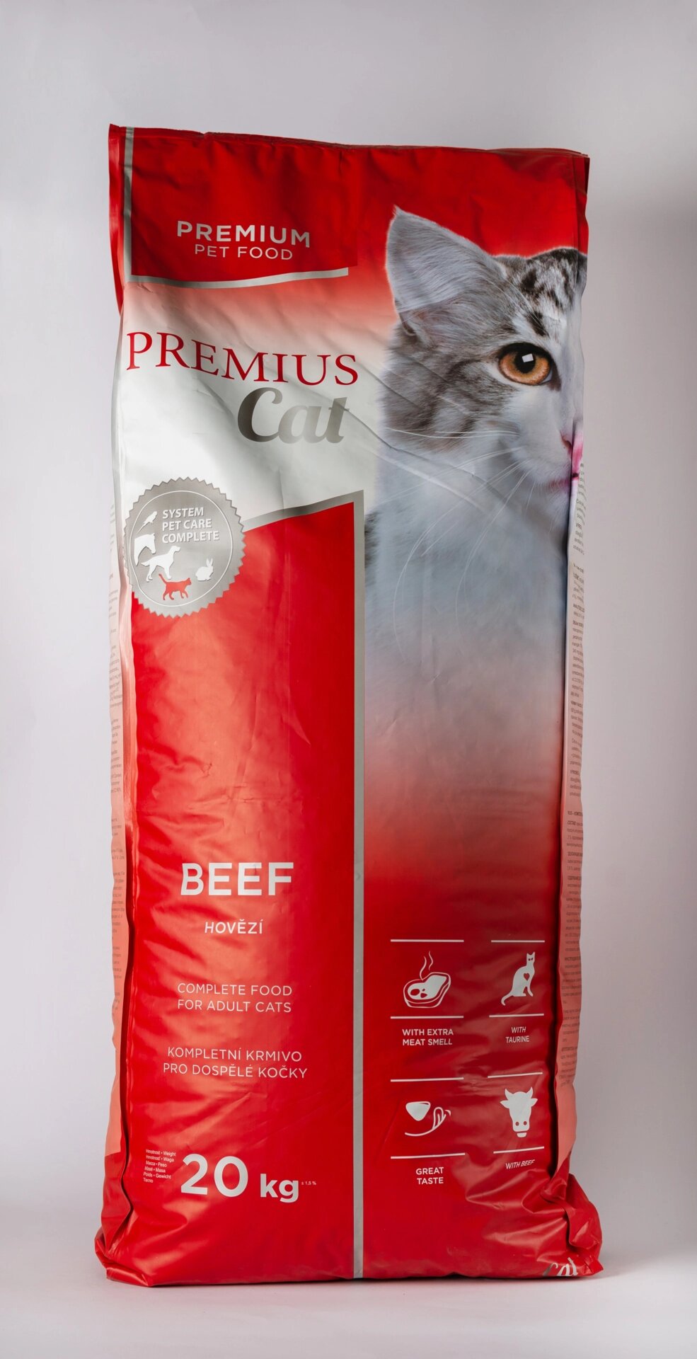 Корм сухий Fitmin Premius для дорослих котів з яловичиною 20 кг від компанії Grand Eco Trade - фото 1