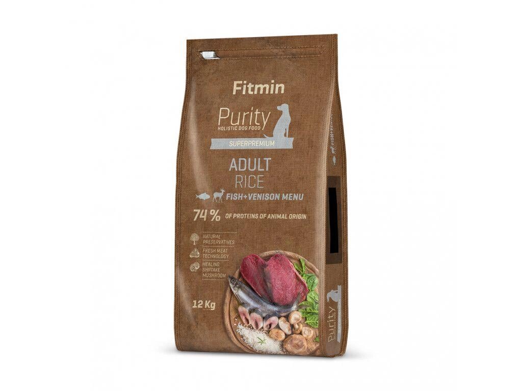 Корм сухий Fitmin з рисом для дорослих собак усіх порід з рибою та дичиною 2 кг від компанії Grand Eco Trade - фото 1