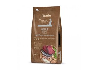 Корм сухий Fitmin з рисом для дорослих собак усіх порід з рибою та дичиною 2 кг