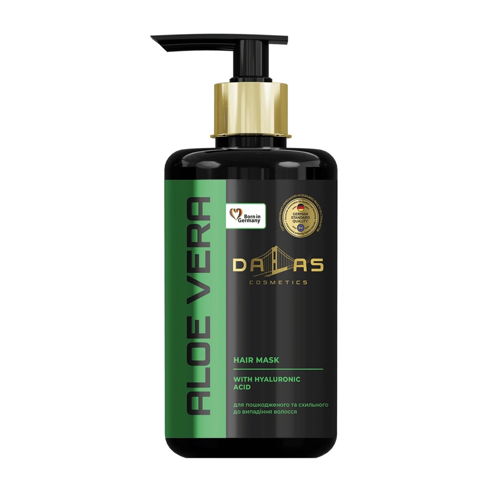 Маска для волосся DALAS з гіалуроновою кислотою та натуральним соком алое 900 мл від компанії Grand Eco Trade - фото 1