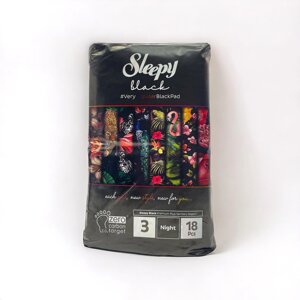 Прокладки "Sleepy" black night №3 чорні нічні 18 шт в Закарпатській області от компании Grand Eco Trade