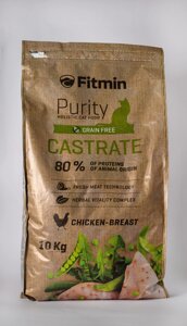 Сухий корм для кішок Fitmin Purity Castrate з надмірною вагою, кастрованих і стерилізованих 10 кг в Закарпатській області от компании Grand Eco Trade