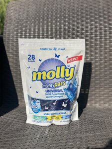 Капсули для прання Molly 28 шт + мило в подарунок