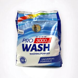 Порошок для прання універсальний Pro Wash 3 кг