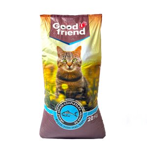 Сухий корм для котів Good Friend CAT зі смаком риби 20 кг