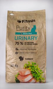 Сухий корм Fitmin Purity Urinary для дорослих котів з ефектом на сечову систему 10 кг