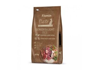 Сухий корм Fitmin Premium Purity Rice Senior&Light Venison&Lamb з рисом для собак з надлишком ваги та літніх собак 2 кг в Закарпатській області от компании Grand Eco Trade