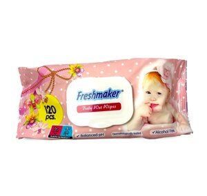 Вологі серветки дитячі "Freshmaker" BABY 120 шт