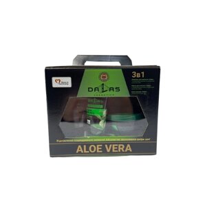 Подарунковий набір DALAS "Aloe vera" (шампунь, маска для волосся, крем для рук) з алое вера
