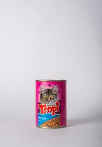 Вологий корм для котів Tropi з рибою 415 гр