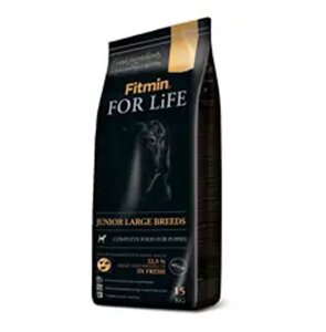 Сухий корм Fitmin For Life Junior large breeds для цуциків великих і гігантських порід віком 5-18 місяців. 15 кг