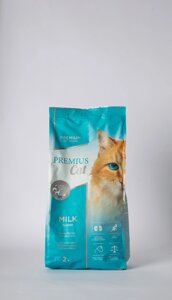 Сухий корм для кішок Fitmin Premius з молоком 2 кг