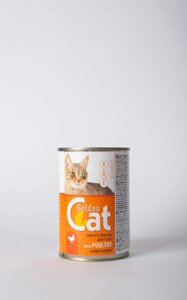Вологий корм для котів Golden Cat 415 гр курка в Закарпатській області от компании Grand Eco Trade