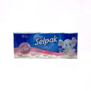 Серветки "Selpak" чотиришарова квіткова упаковка 10 шт в Закарпатській області от компании Grand Eco Trade