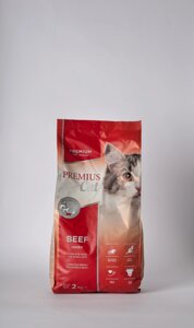 Корм сухий Fitmin Premius для дорослих котів з яловичиною 2 кг в Закарпатській області от компании Grand Eco Trade