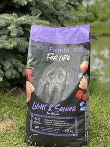 Сухий корм Fitmin For Life Light & Senior для дорослих та літніх собак з надмірною вагою 12 кг в Закарпатській області от компании Grand Eco Trade