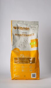Сухий корм Fitmin для дорослих собак невеликих порід. 3кг